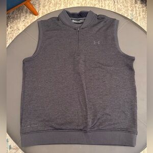 Under Armour Sweater Vest Men’s Large Fleece lined inside. Cold Gear Storm